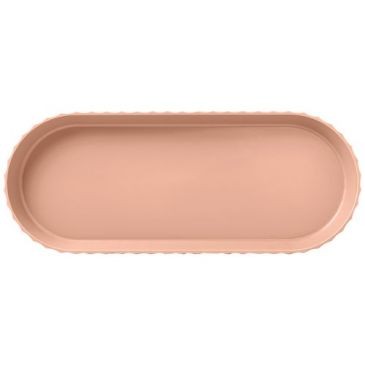Blim Plus Plat à cake 37 x 15 cm Rose Sable - Paestum Minerva