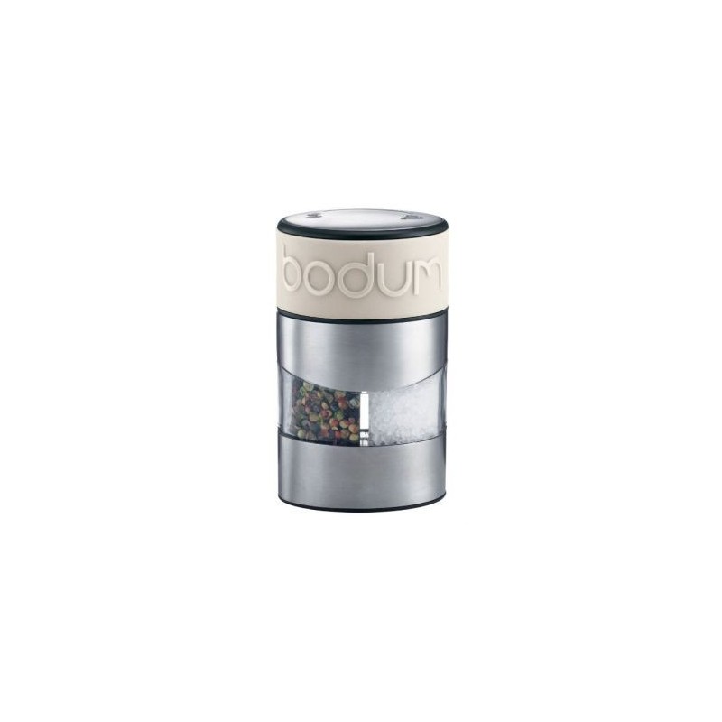 BODUM Combiné moulin Sel & Poivre Blanc Crème - Twin