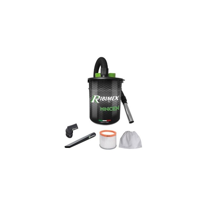 Ribimex Aspirateur cendres minicen 10l 800W spécial pellet