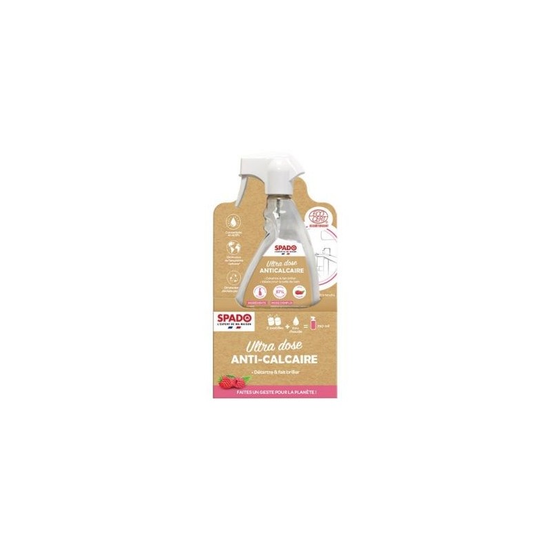 Spado Tablettes x2 starter kit anti calcaire ecocert 750ml