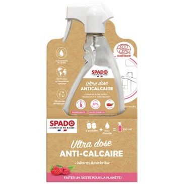Spado Tablettes x2 starter kit anti calcaire ecocert 750ml