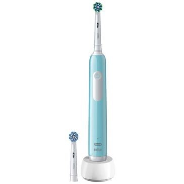 BRAUN Brosse à dents - Pro 1 bleue Cross Action - PRO1BLEUE