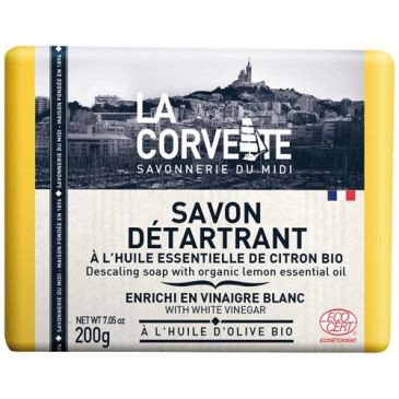 LA CORVETTE Savon detartrant he citron ecocert 200g