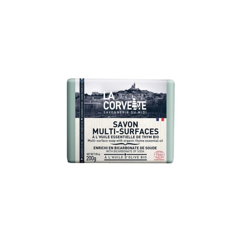 LA CORVETTE Savon multisurfaces 200g thym ecocert