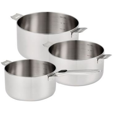 Beka Line Série 3 casseroles inox 16 / 18 / 20 cm - R'Évolution