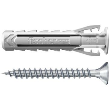 Fischer Cheville nylon sx plus 5x25 avec vis blister x25