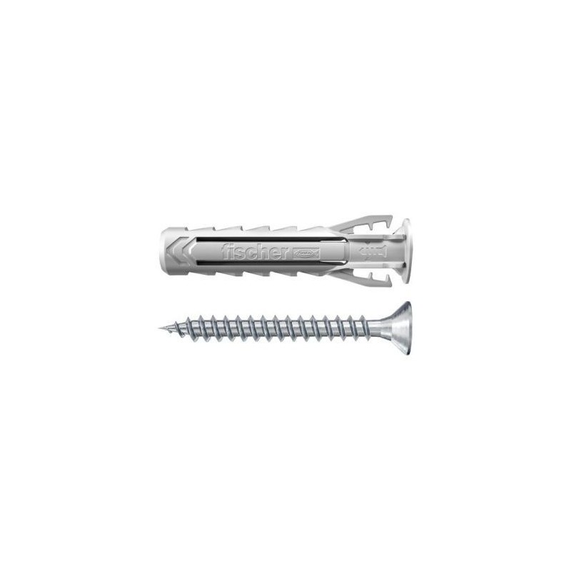 Fischer Cheville nylon sx plus 6x30 avec vis blister x15