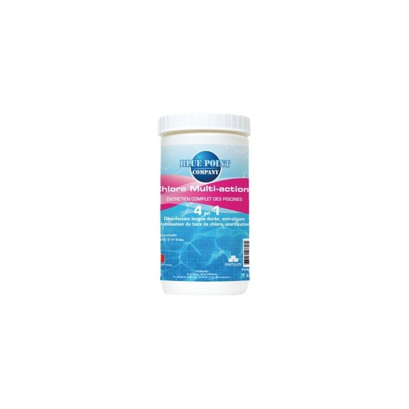 BLUE POINT COMPANY Chlore multi actions pastilles 20g boite 1kg