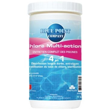 BLUE POINT COMPANY Chlore multi actions pastilles 20g boite 1kg
