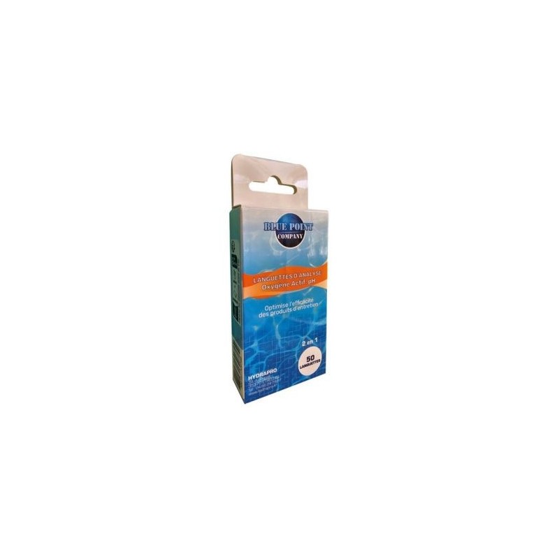 BLUE POINT COMPANY Languette analyse bpc oxygène actif / ph 50 languettes