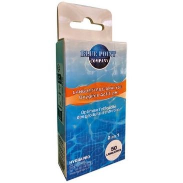 BLUE POINT COMPANY Languette analyse bpc oxygène actif / ph 50 languettes