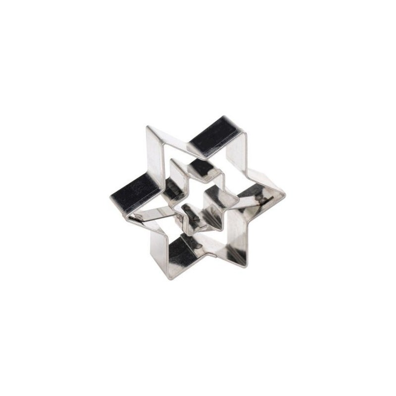 Patisse Découpoir Étoile double 5 cm Inox