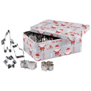 Patisse Boîte métal 25 emporte-pièces - Père-Noël