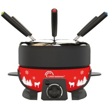 Little Balance Service à fondue 8 personnes Rouge - Happy Meuuuh - 8689