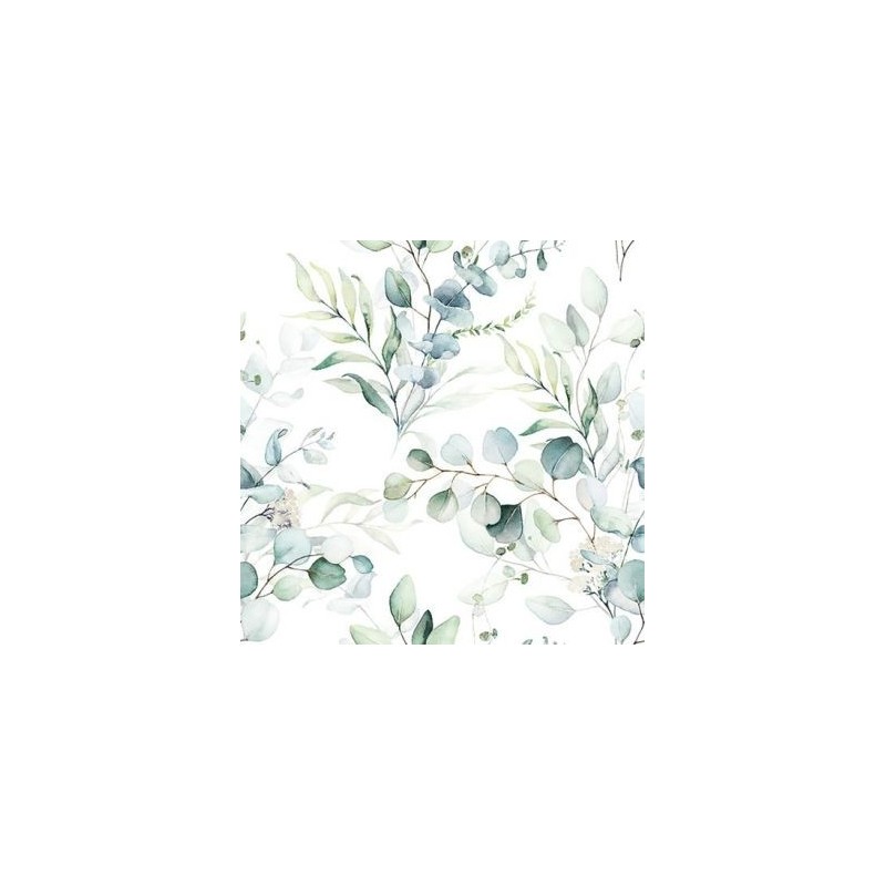 Ambiente Lot 20 serviettes en papier 33 x 33 cm - Eucalyptus