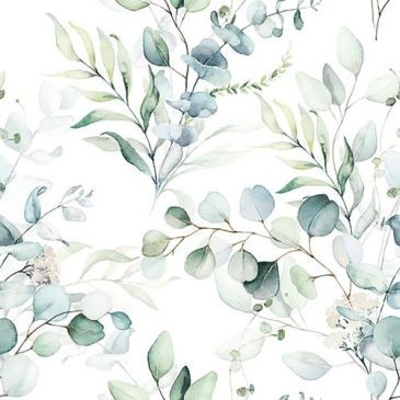 Ambiente Lot 20 serviettes en papier 33 x 33 cm - Eucalyptus