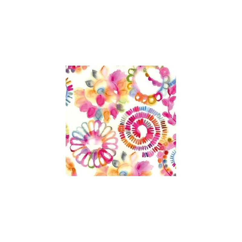 Ambiente Lot 20 serviettes en papier 33 x 33 cm - Cercles Fantastiques