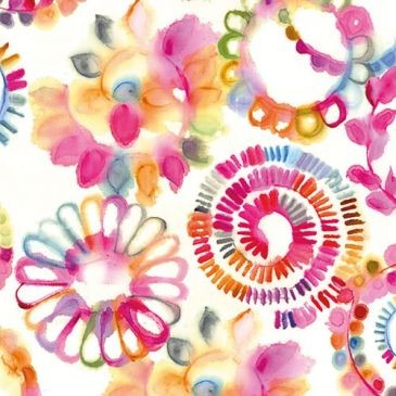 Ambiente Lot 20 serviettes en papier 33 x 33 cm - Cercles Fantastiques