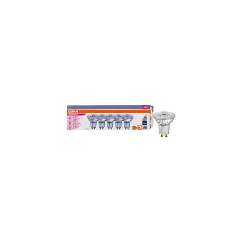 OSRAM Spot par16 led 36° 4.5w gu10 blanc froid boite de 5