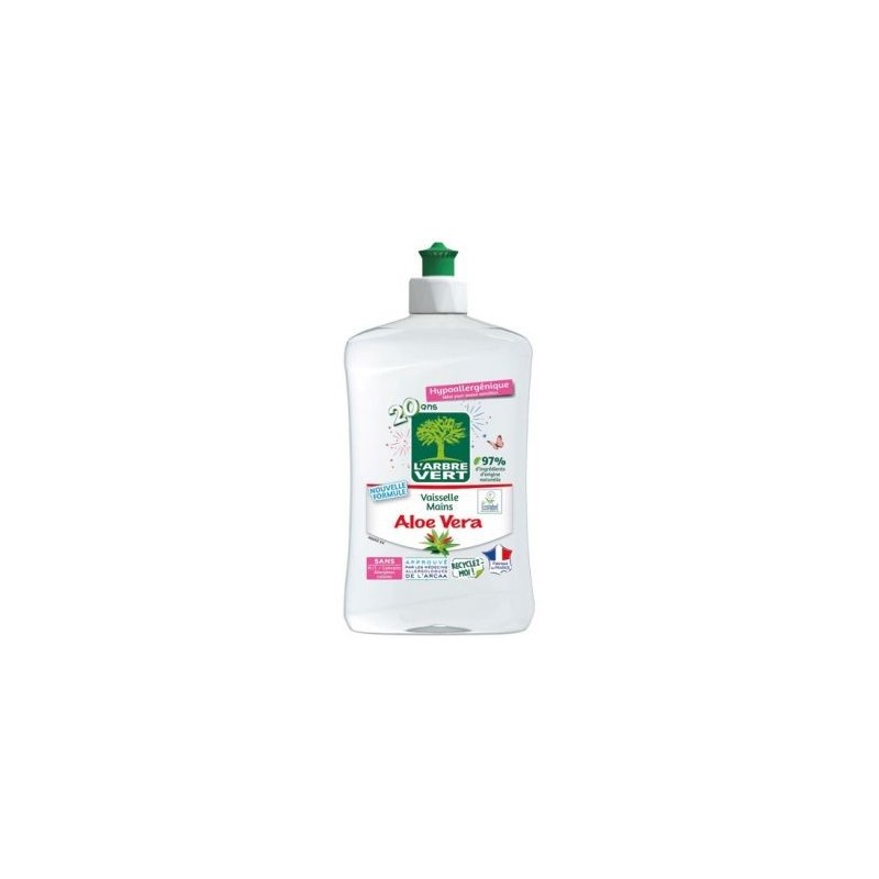 L'ARBRE VERT Arbre vert vaisselle mains aloe vera 500ml