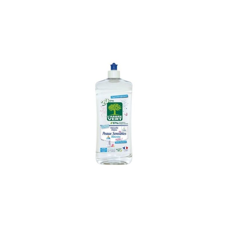 L'ARBRE VERT Arbre vert vaisselle mains peaux sensibles biberons 750ml