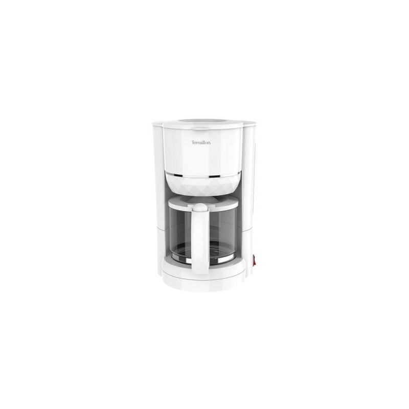 Teraillon Cafetière filtre 10/15 tasses Blanche - Diamant - 15353