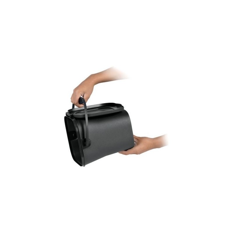 Eda Seau compost 6l gris anthracite avec couvercle