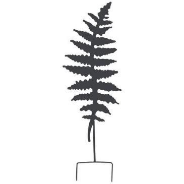 LOUIS MOULIN Déco en métal à planter fougère 25x70cm anthracite