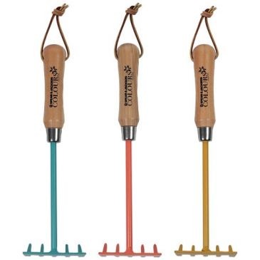 Spear & Jackson Rateau à fleurs colours manche bois assortis