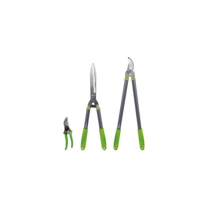Ribimex Coupant x 3 sécateur + cisaille + coupe branches