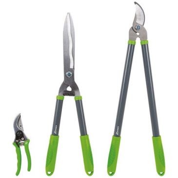 Ribimex Coupant x 3 sécateur + cisaille + coupe branches