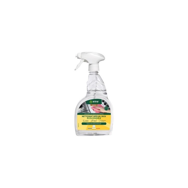 Le Vrai pro maison Nettoyant écologique spécial inox 750ml