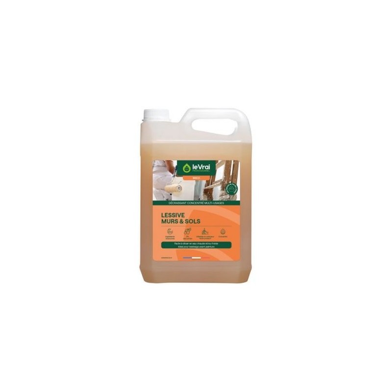 Le Vrai pro brico Lessive murs et sols 5L