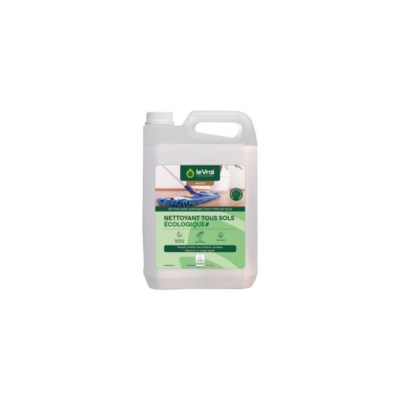 Le Vrai pro maison Nettoyant tous sols ecologique 5L