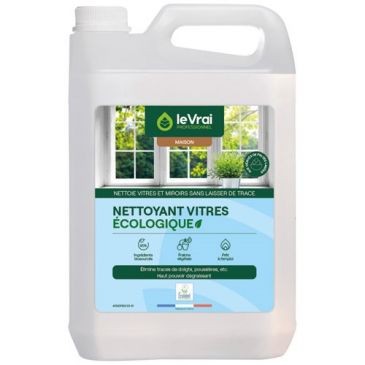 Le Vrai pro maison Nettoyant vitres écologique 5L