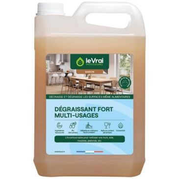 Le Vrai pro maison Dégraissant fort multiusages 5L