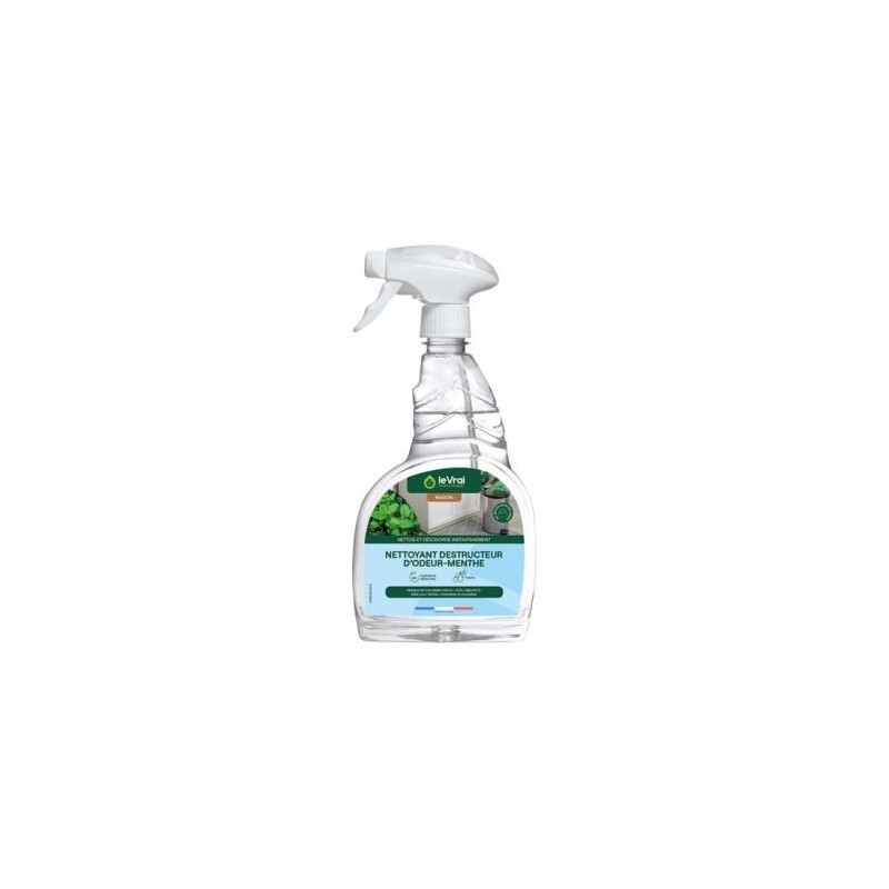 Le Vrai pro maison Nettoyant destructeur d'odeurs menthe 750ml