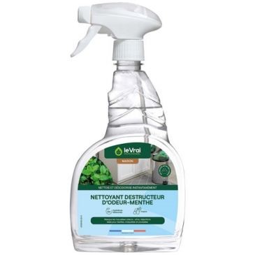 Le Vrai pro maison Nettoyant destructeur d'odeurs menthe 750ml