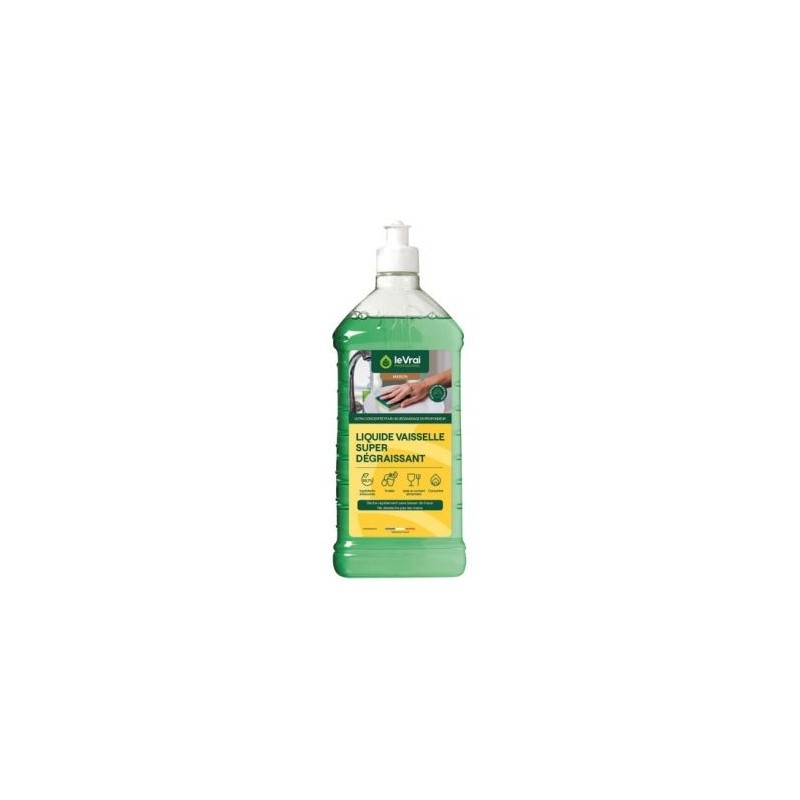 Le Vrai pro maison Liquide vaisselle super dégraissant 1 L