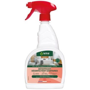 Le Vrai pro maison Détartrant désinfectant sanitaires 750ml