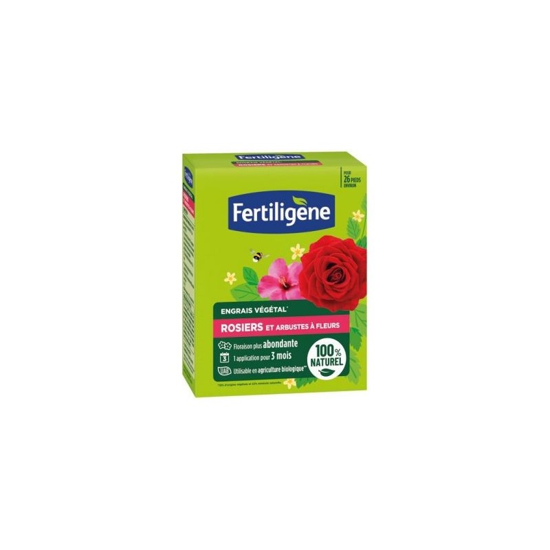 Fertiligene Engrais rosiers arbustes à fleurs UAB 650g