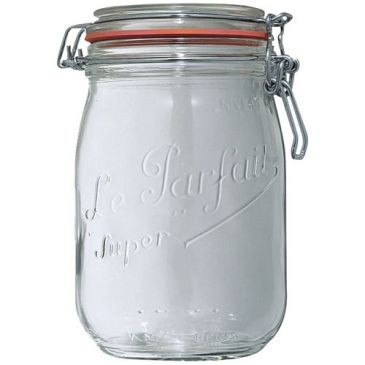 Le Parfait Lot de 6 bocaux 1.5 L / 85 mm - Le Parfait Super