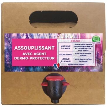 BULLE VERTE Assouplissant liquide lavande bib 3 L