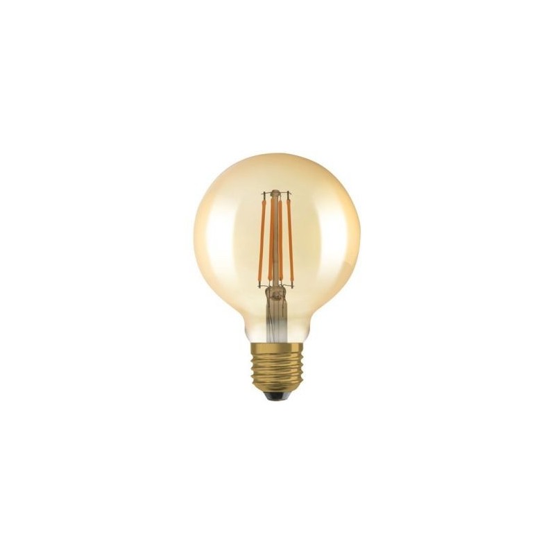 OSRAM 1906 globe 95mm clair filament variable or 6.5w e27 chaud b