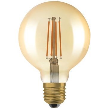 OSRAM 1906 globe 95mm clair filament variable or 6.5w e27 chaud b