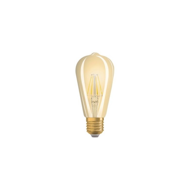 OSRAM 1906 Edison LED clair filament variable or 6.5W E27 chaud