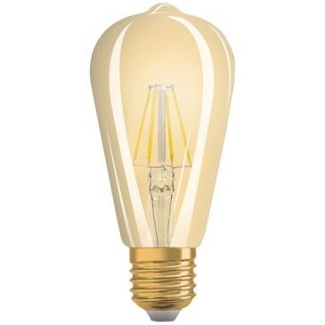 OSRAM 1906 Edison LED clair filament variable or 6.5W E27 chaud