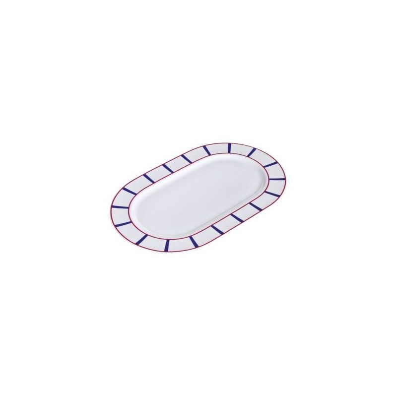 Nova Styl Plat ovale 36 cm - Basque Bleu