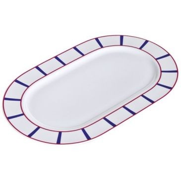 Nova Styl Plat ovale 36 cm - Basque Bleu