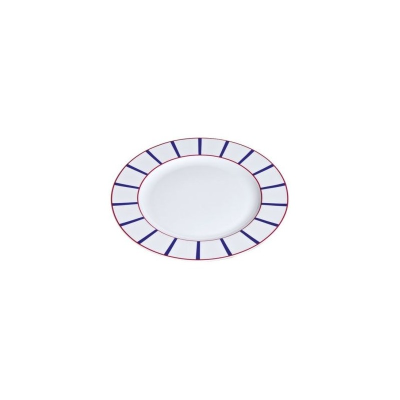 Nova Styl Plat rond 32 cm - Basque Bleu